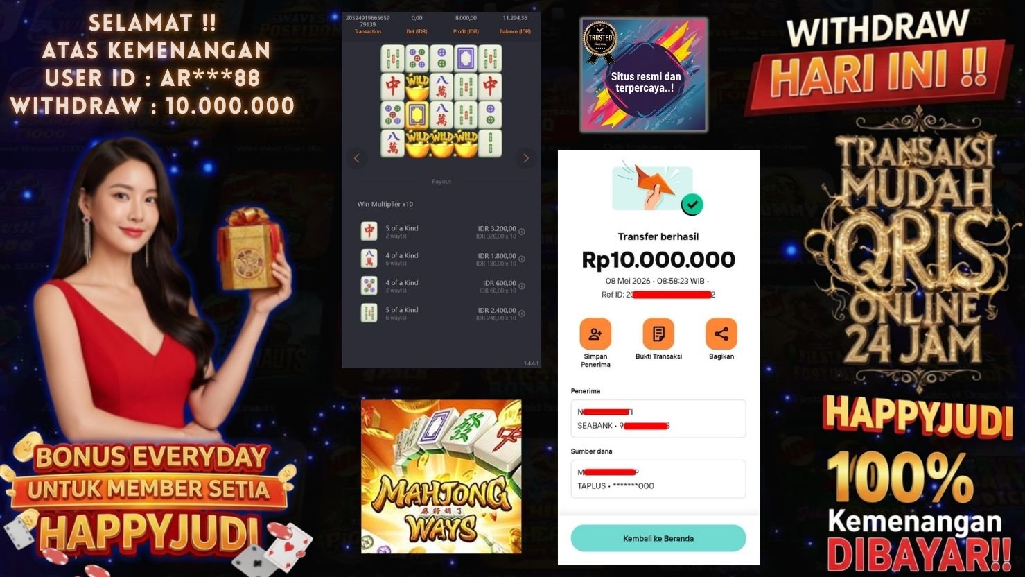 HAPPYJUDI JACKPOT SLOT MAHJONG WAYS